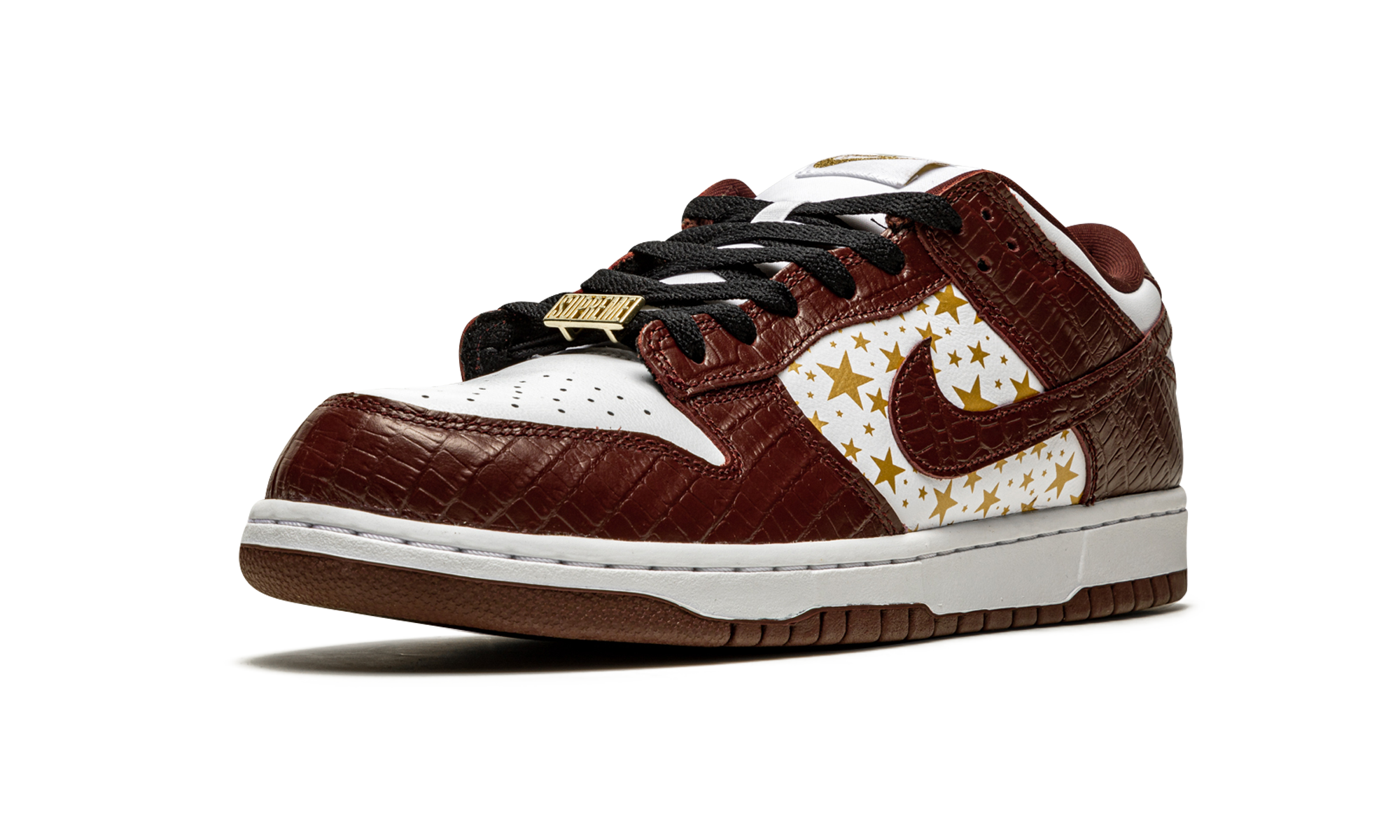 SB Dunk Low "Supreme - Stars - Barkroot Brown" DH3228 103