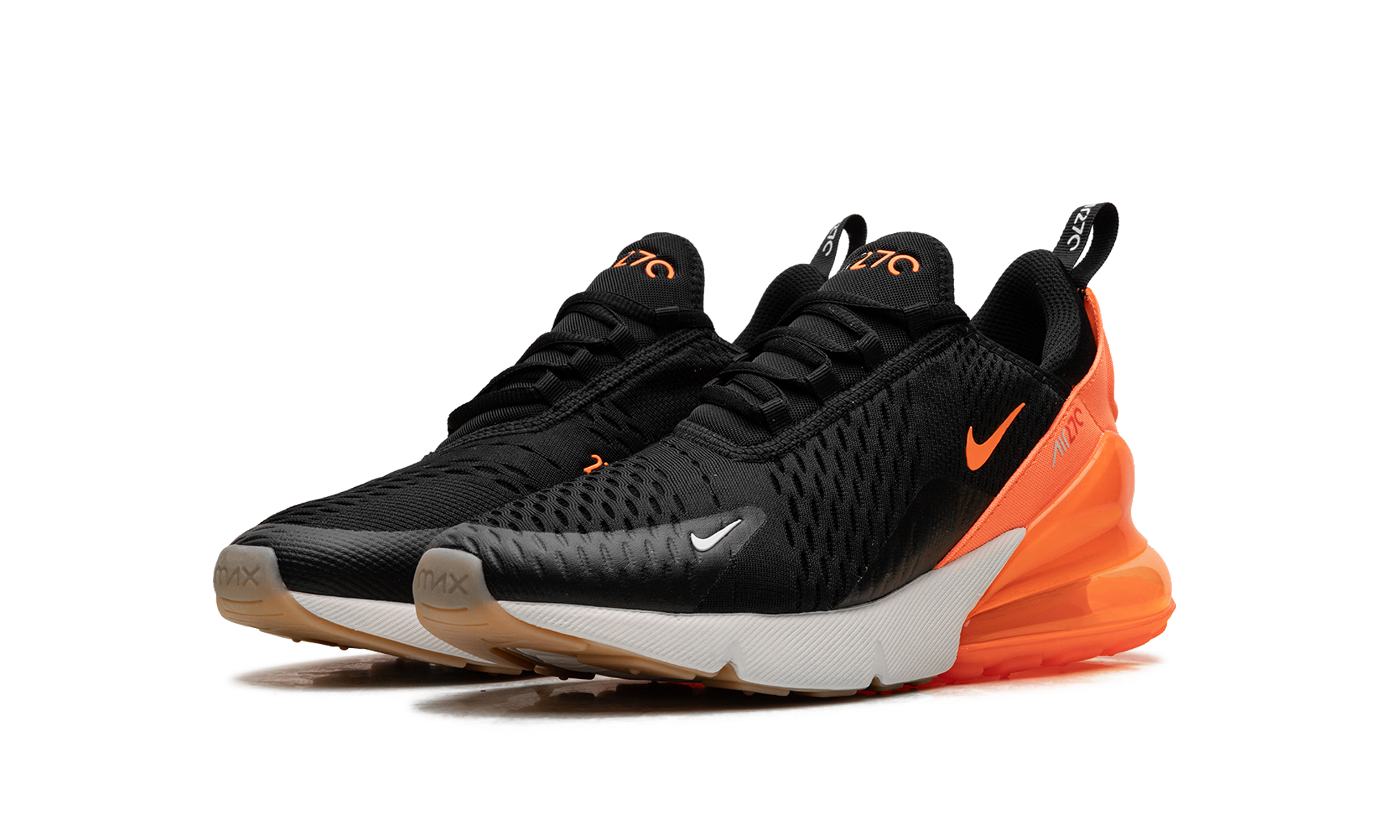 AIR MAX 270 GS "Black Total Orange Bright Crimson" 943345 037