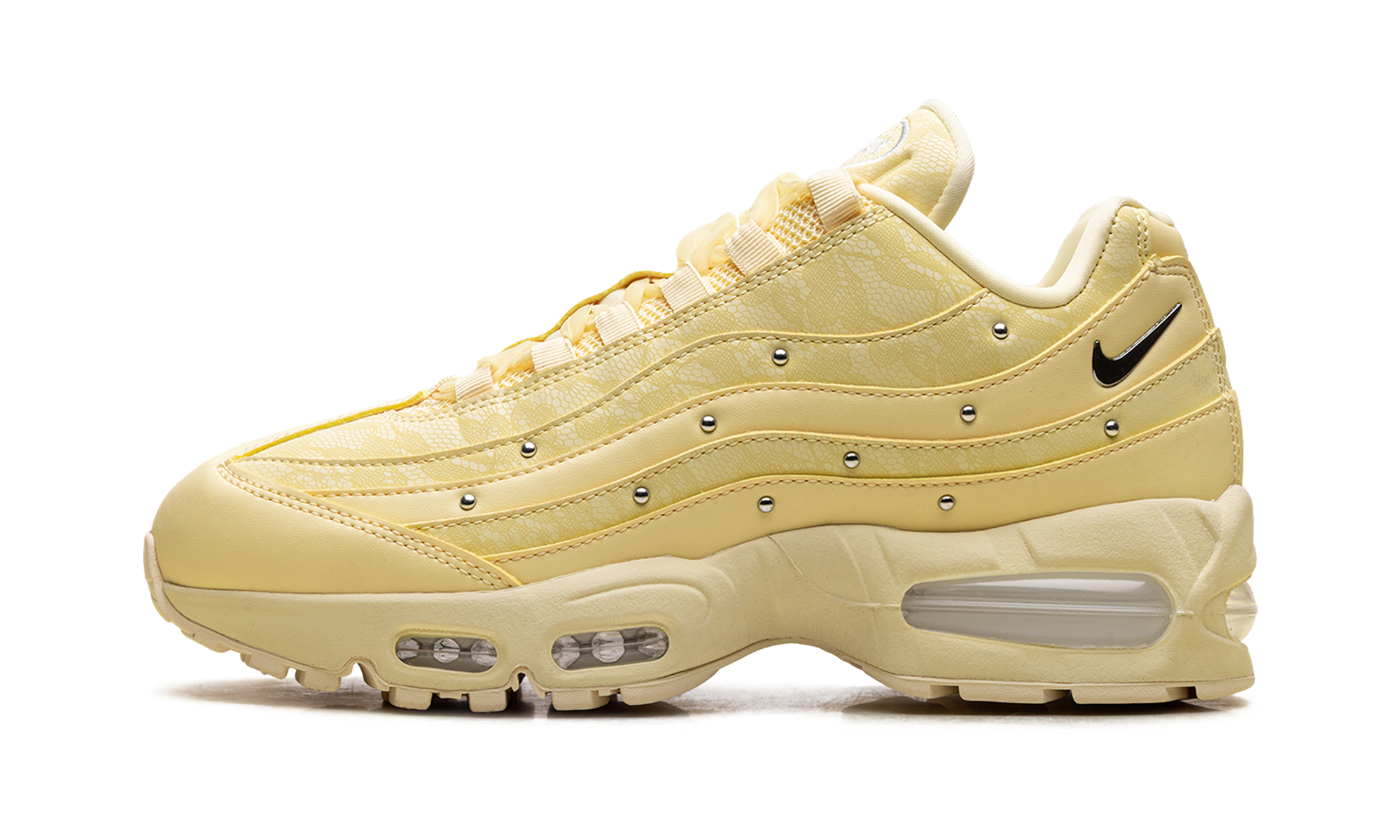 Air Max 95 WMNS "Soft Yellow Silver Studded" IQ3444 722