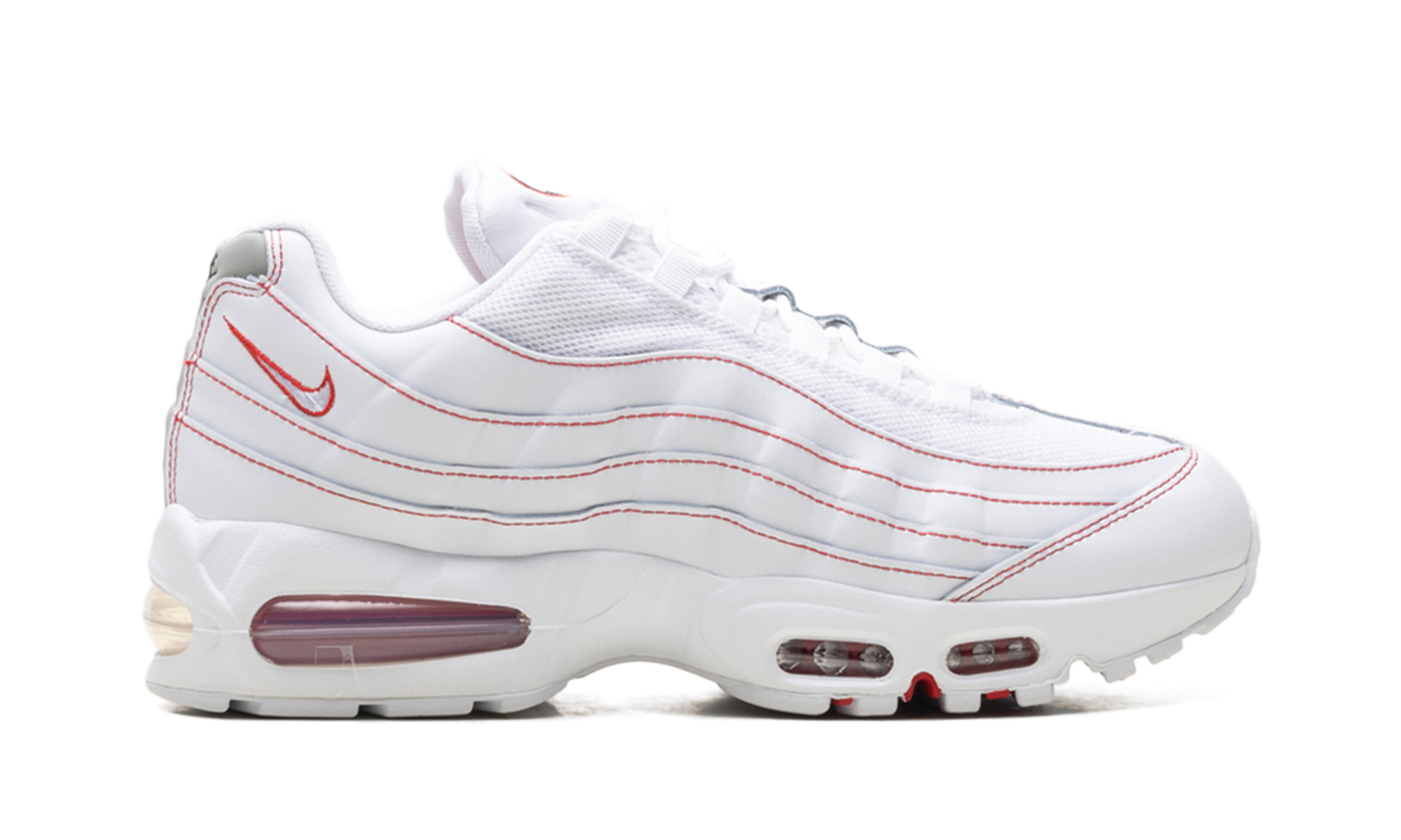 Air Max 95 OG "Big Bubble White University Red" IB7936 100