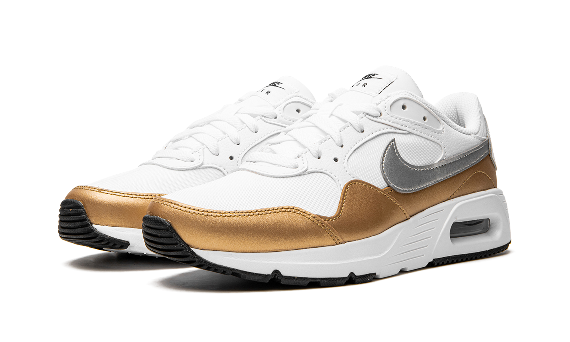WMNS Air Max SC "White Metallic Gold" CW4554 107