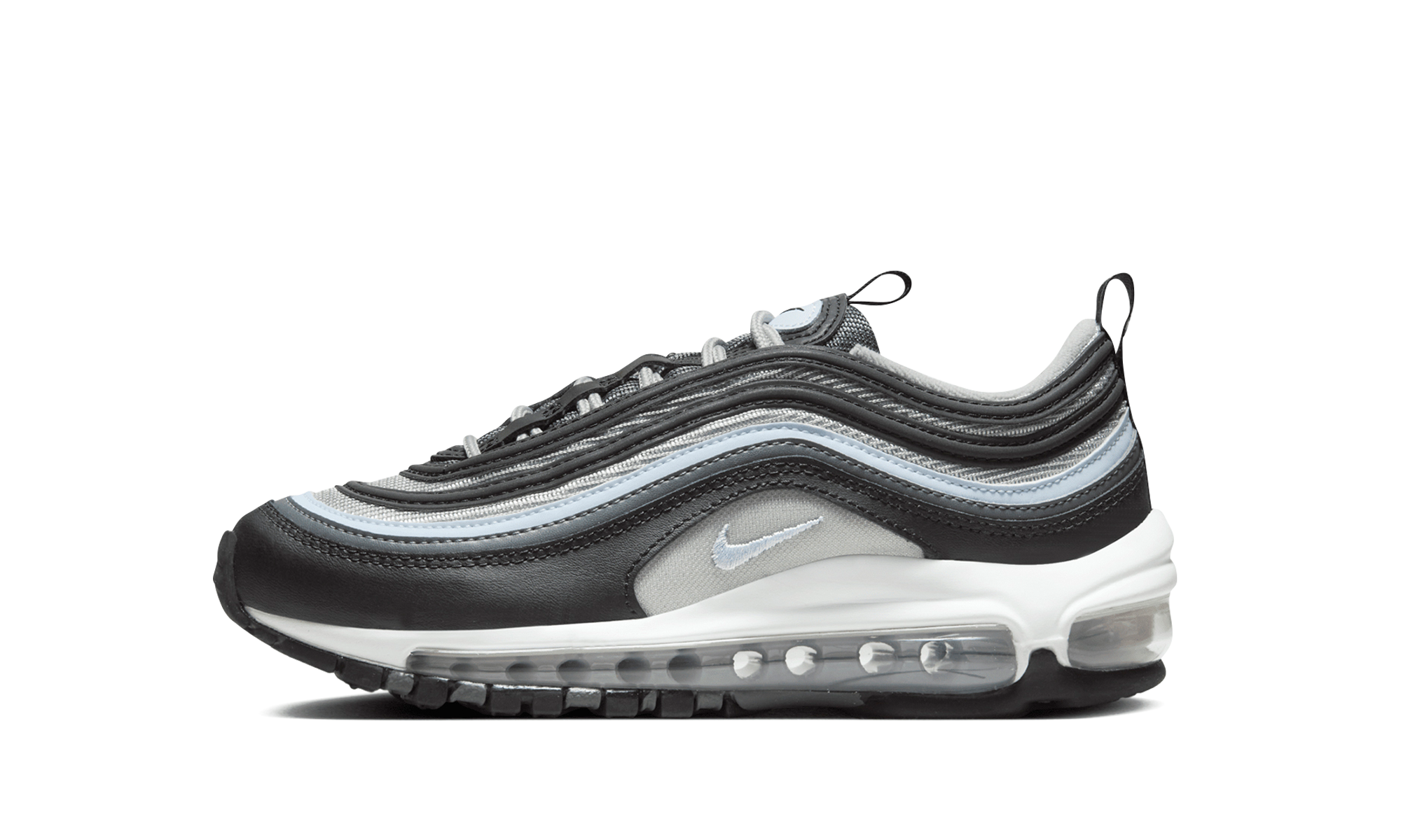 Grade School Nike Air Max 97 "BLACK IRON GREY" 921522-033