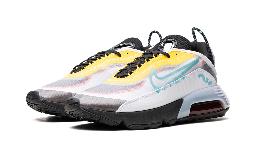 Air Max 2090 "White Speed Yellow Bleached Aqua" CT1091 100