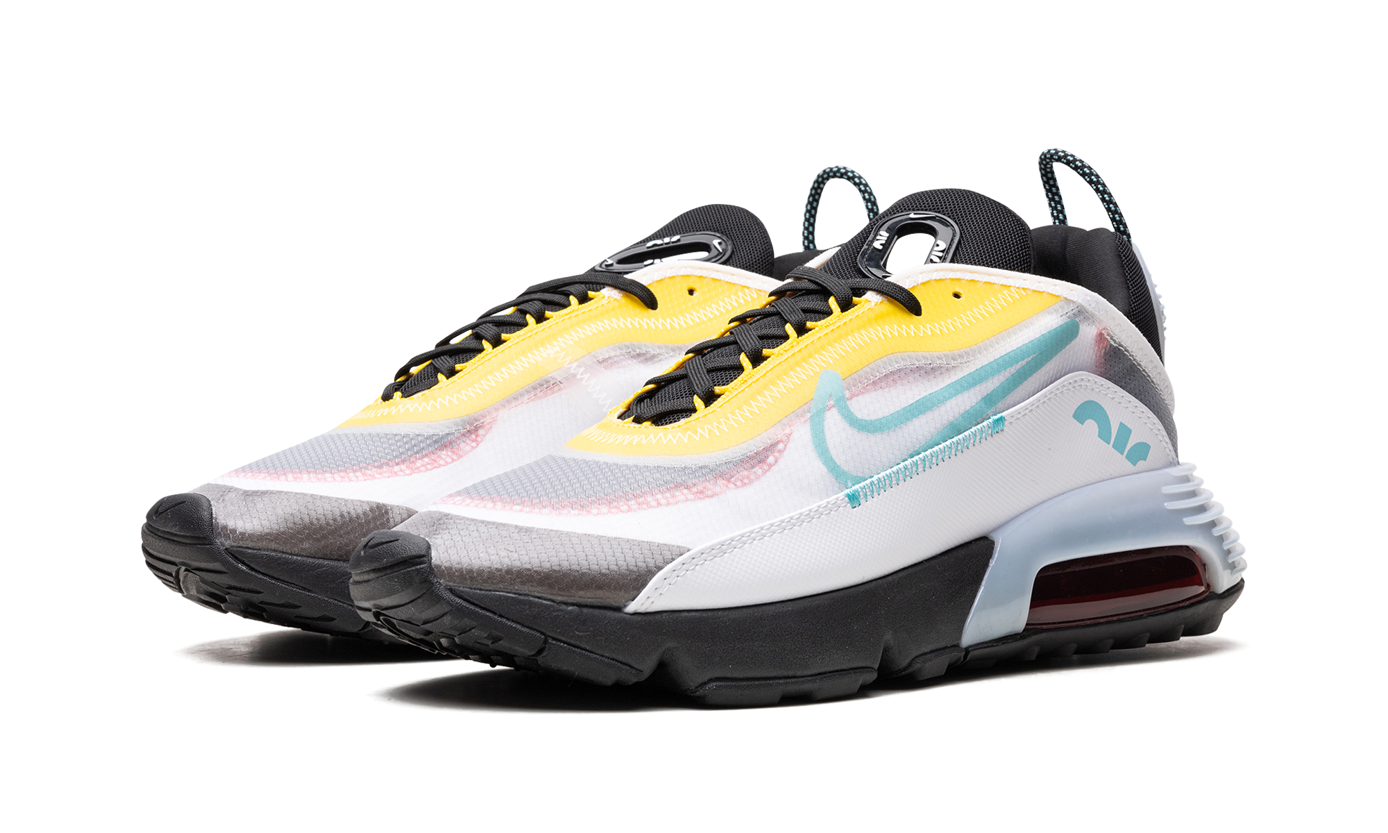 Air Max 2090 "White Speed Yellow Bleached Aqua" CT1091 100