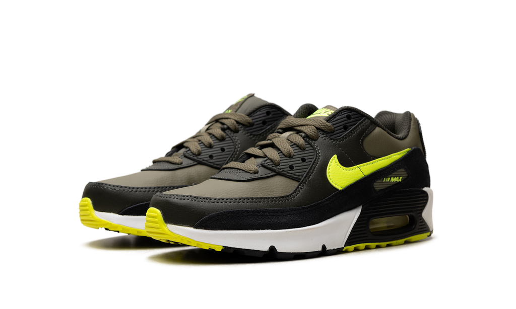 Air Max 90 Leather GS "Medium Olive Volt" DV3607 200
